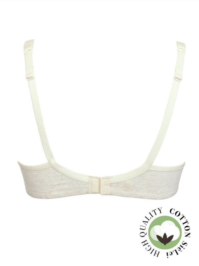 Бюстгальтер с мягкой чашкой SIELEI Naturalcotton (Ecru melange) фото 5