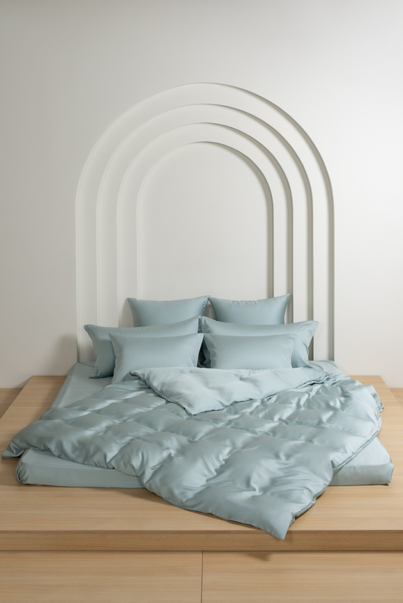 Постельное белье из сатина GERMAN GRASS Sea Wave Brilliant Grass (Бирюзовый) фото 1