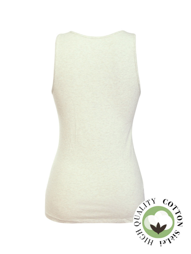 Женская майка SIELEI Naturalcotton (Ecru melange) фото 2