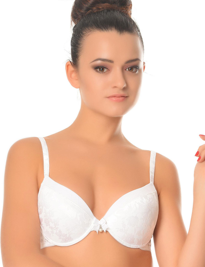 Бюстгальтер пуш-ап с плотной чашкой LEILIEVE Haute Couture (Bianco) фото 1