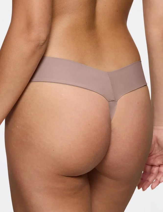 Женские трусы-стринги TRIUMPH Body Make-Up Illusion (Серо-Бежевый) фото 2