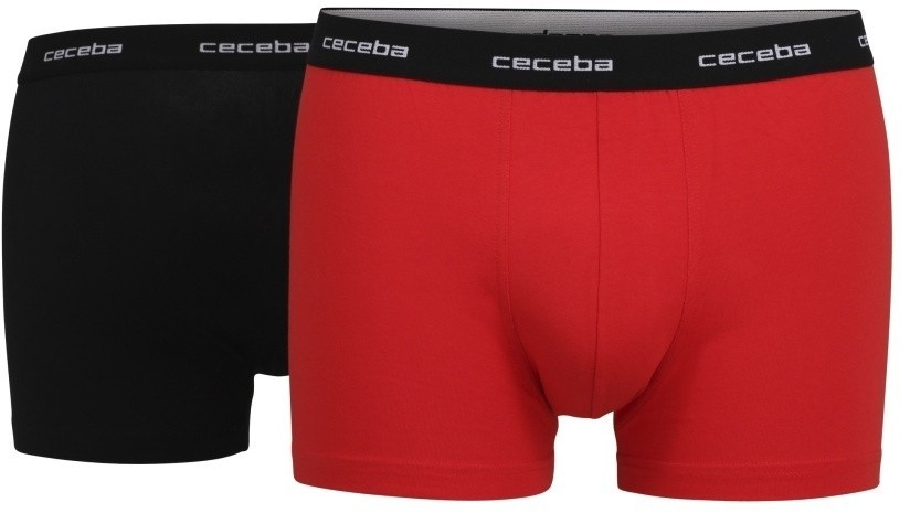 Набор мужских трусов-боксеров CECEBA (2шт) (Красный/Черный) фото 1
