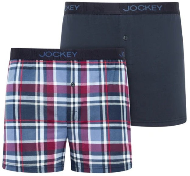 Набор мужских трусов-шорт JOCKEY Night and Day (2шт) (Многоцветный) фото 1