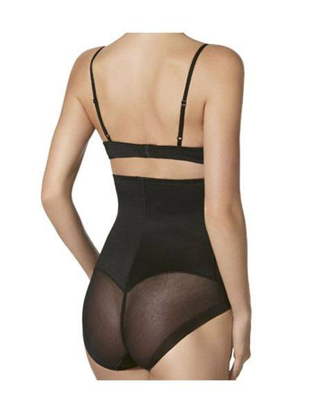 Женские трусы-слипы высокие корректирующие JANIRA Secrets (Negro) фото 2