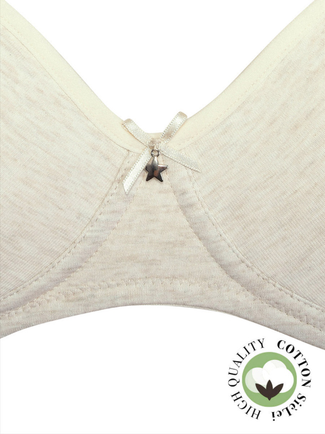 Бюстгальтер с мягкой чашкой SIELEI Naturalcotton (Ecru melange) фото 5
