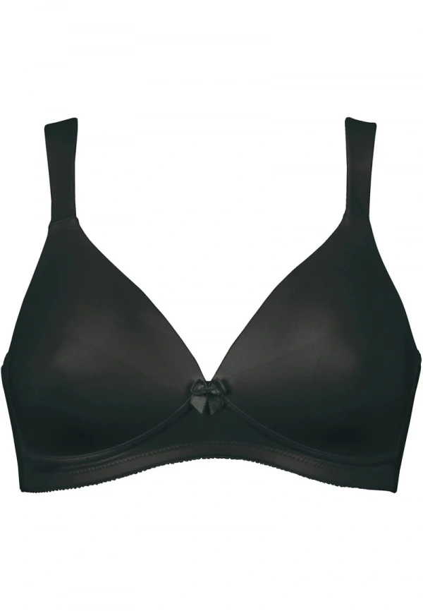 Бюстгальтер с плотной чашкой NATURANA Soft Cup (Черный) фото 4