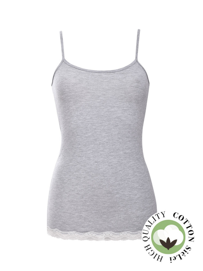 Женская майка SIELEI Naturalcotton (Grigio melange) фото 3