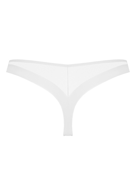 Женские трусы-стринги LORMAR Perizoma Extra (Bianco) фото 3