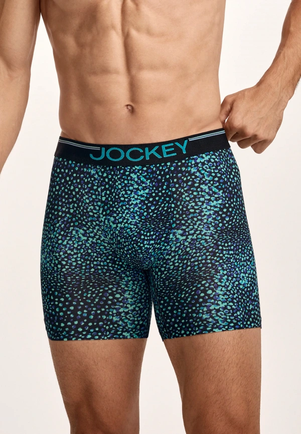 Набор мужских трусов-боксеров JOCKEY Cotton Stretch Comfort (3шт) (Зеленый) фото 2