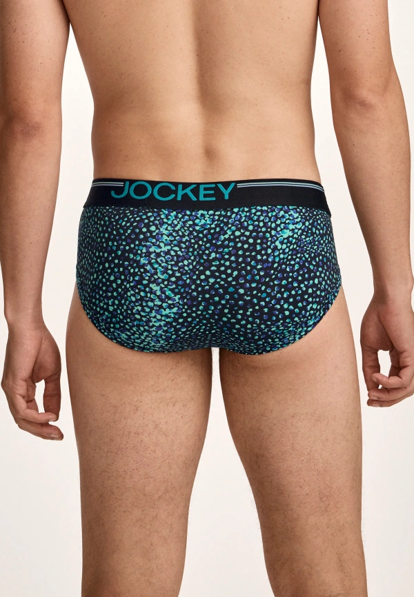 Набор мужских трусов-слипов JOCKEY Cotton Stretch Comfort (3шт) (Зеленый) фото 3