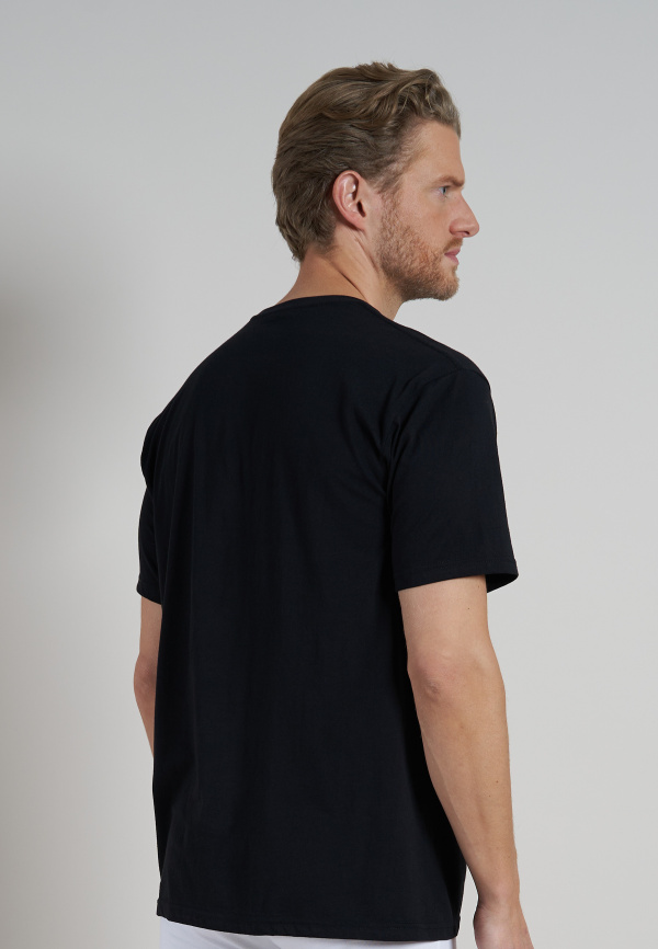 Набор мужских футболок CECEBA (2шт) (Черный/Черный) фото 2