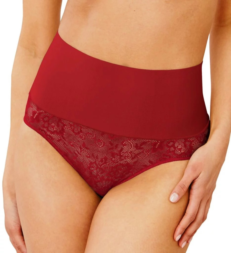 Женские трусы корректирующие MAIDENFORM SmoothTec (Винтажный Красный) фото 1