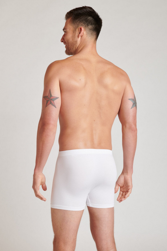 Мужские трусы-боксеры JOCKEY Modern Stretch Comfort (Белый) фото 2
